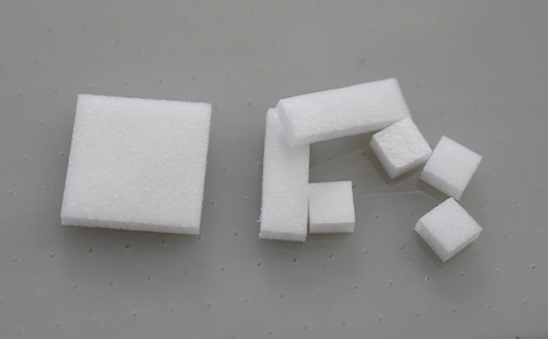 Collagen Freeze-Dried Sponge Cutting Machine | Zero Thermal Damage CNC Oscillating Knife Cutter